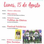 Fiestas de Santa María de Oleiros 2022 | Programación completa