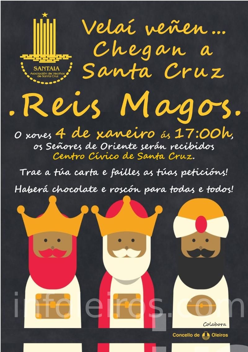 reyes magos oleiros